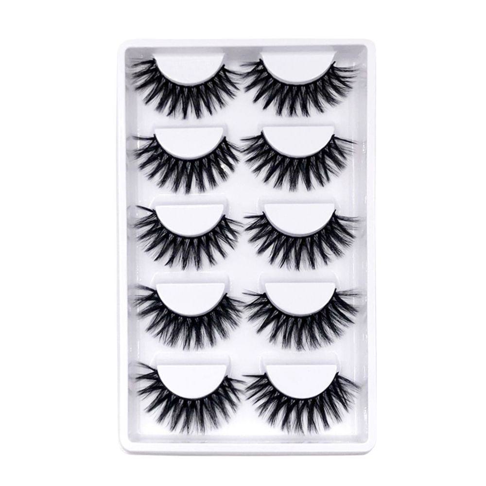 Makeup Tools Wispies Fluffy Eye Lash Extension False Eyelashes Full Volume Thick 4D Faux Mink Hair