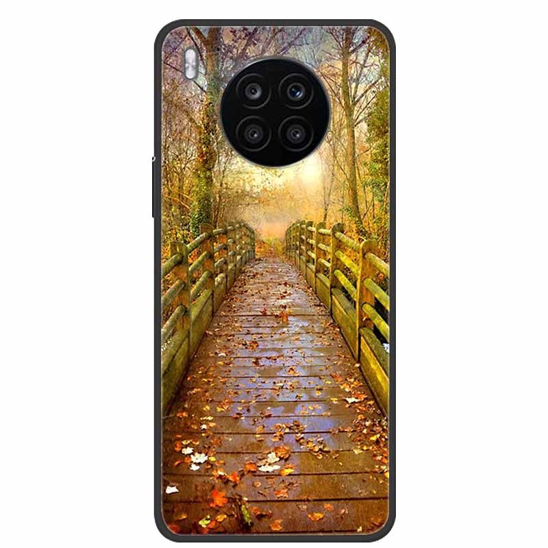 For Honor 50 Lite Case Shockproof Soft silicone TPU Back Cover For Huawei Honor 50 Lite Phone Cases Honor50 Lite Cute Cartoon