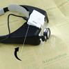 1.5x 6x 8x Illuminated Headband Magnifier Rechargeable Third Hand Helmet Magnifying Glass Lupa F Reading Books Welding Repairing