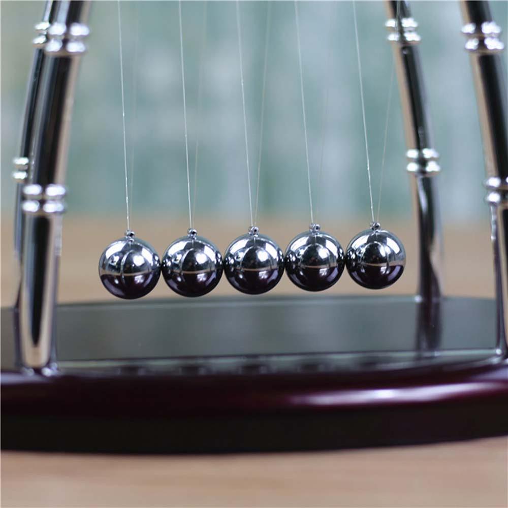 1pc Newton's Cradle Kids Toys for Children Educational Toy Desk Table Decor Metal Balance Ball Pendulum Juguetes Antistress Game