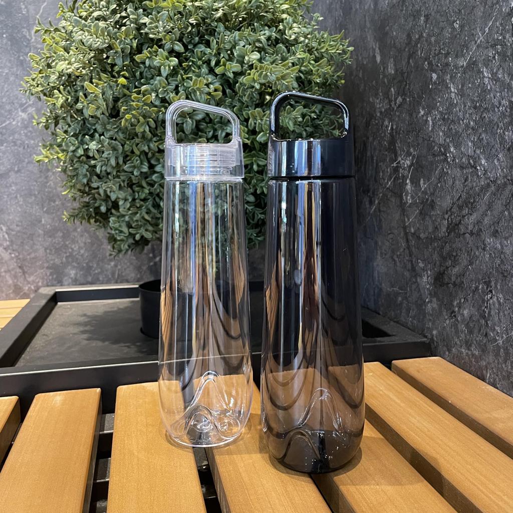 Бутылка для воды MYEEDA 740 мл Стильная пластиковая прозрачная бутылка с ручкой Бутылка из тритана Легко моется Стильная бутылка для воды для мальчиков и девочек начальной школы