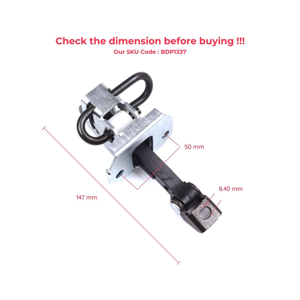 EDP1337 Door Hinge Brake Stop Check Strap Limiter for BMW 3 E46 Coupe Convertible 2000-2006 Pre-Facelift 51218204173