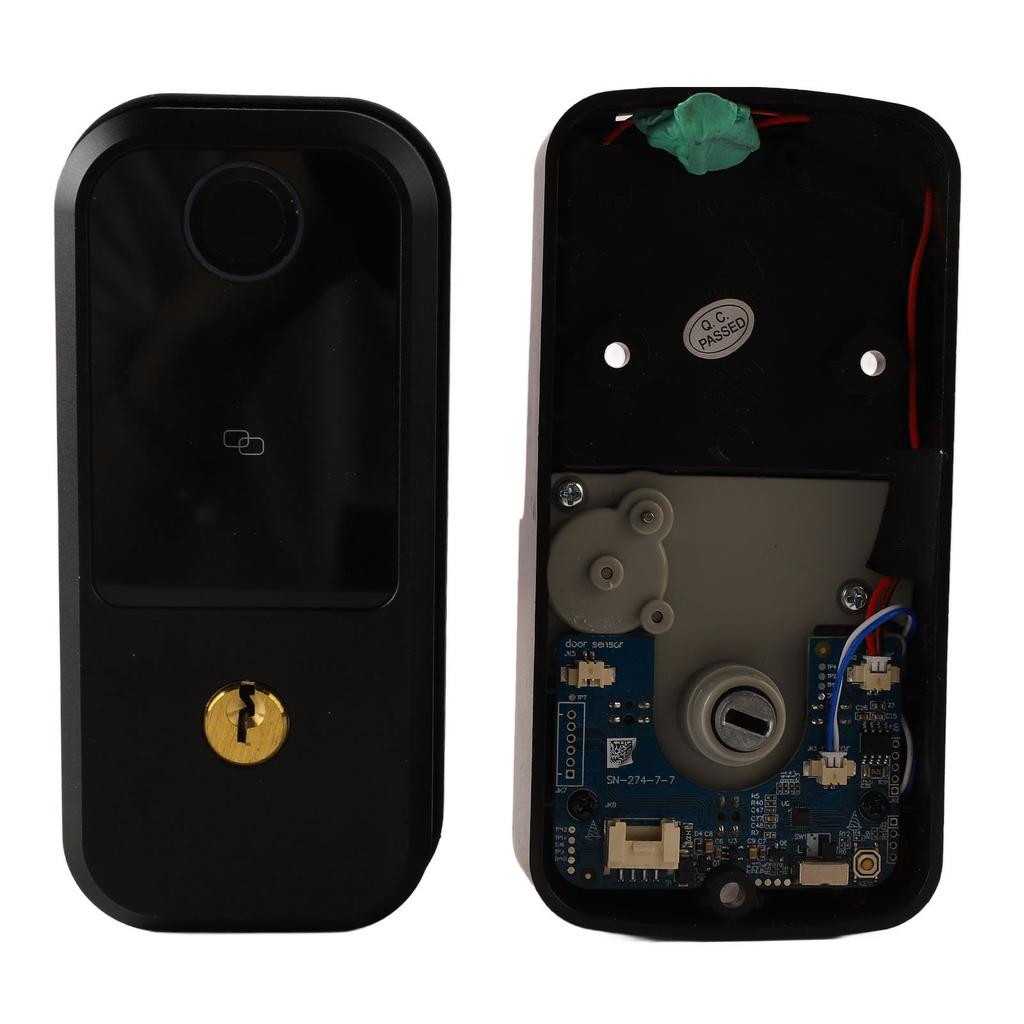 Электронный умный дверной замок Множественные варианты аутентификации Распознавание отпечатков пальцев Бесключевой доступ