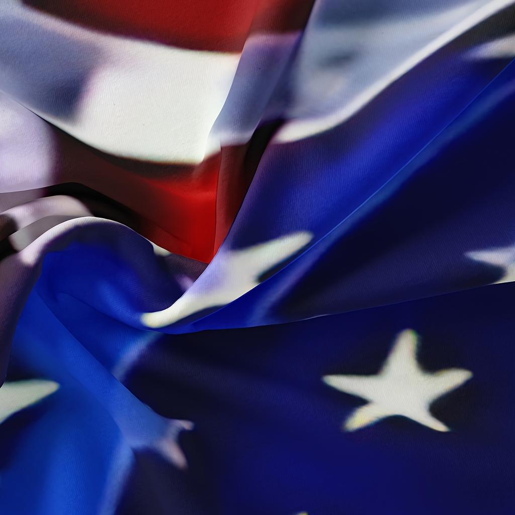 Комплект из 3 предметов: Набор пододеяльников «Американский флаг», «Башни-близнецы» (1 Пододеяльник, 2 Наволочки, Без вставки), Американский флаг Полуторный размер