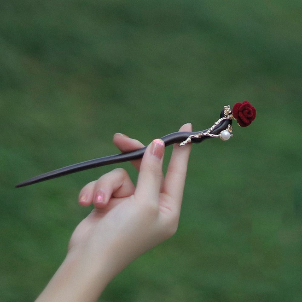 Древний стиль Цветочные заколки для волос Ретро-пучок для волос Ханфу палочки для волос Китайская палочка для волос для женщин