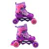 Angel Winged Illuminated Skates 2 2 Girl's Skates Silicone Wheel, 3 In 1 Wheel With Carrying Bag