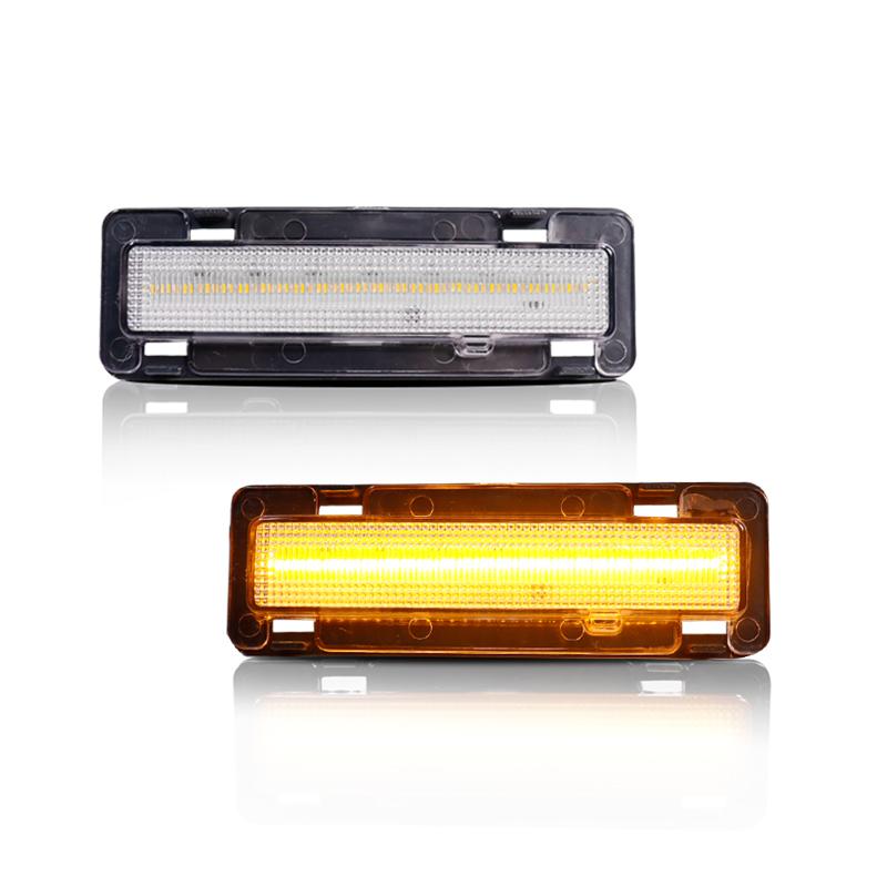 2Pcs LED Front Side Marker Lamp Light OEM For 1985 1986 1987 1988 1989 1990 1991 1992 Chevy Camaro Pontiac Firebird 1985-1992