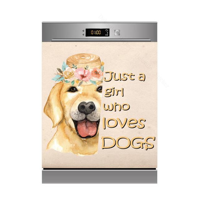 Наклейки на стену с солнечными цветами, чтобы покрыть холодильник, сельскую кухню, холодильник, пляжную ракушку, черную кошку, посудомоечную машину, виниловые 3D настенные фрески для дома