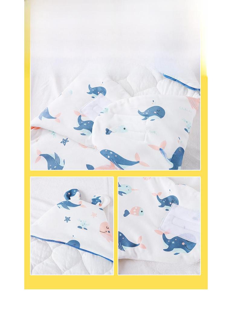 Butterfly Newborn Baby Swaddle Blanket - Pure Cotton, Thick for Spring, Autumn & Winter