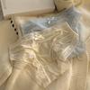 Women Panties Seamless Lace Bow Decor Soft Solid Color Elastic Thin High Waist Quick-drying Breathable Anti-septic Lady Underpants Briefs