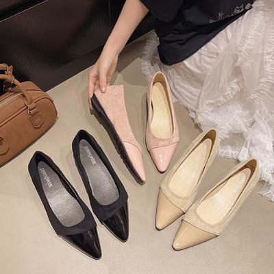 Летние туфли-лодочки со стразами, женские новые летние уличные туфли с круглым носком, неглубоким вырезом и бантом, полушлепанцы