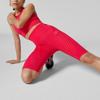 adidas X Stella McCartney Collaboration Solid Logo Print Прямые шорты для фитнеса Женские шорты Красные GU9489