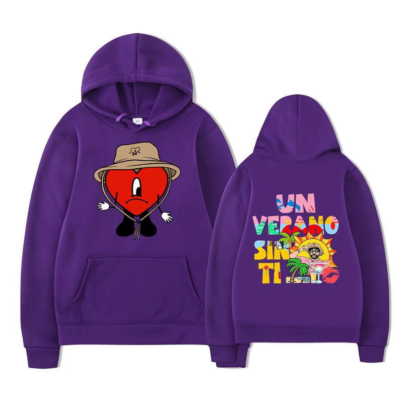 Un Verano Sin Ti Hoodie Bad Bunny Hooded Sweater Men And Women