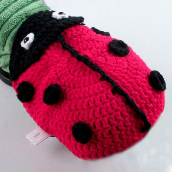 Knitted Turtle Outfit Warm Ladybug Sweater Tortoise Dress-up Costume with Adjustable Strap for Pet Turtle Halloween Party Cosplay Photo Shoot Prop