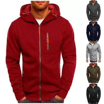 Мужская куртка на молнии, повседневная куртка-кардиган в стиле ретро с длинными рукавами