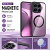 Чехол для Xiaomi 17T / 17T Pro Минималистичный Прозрачный Магнитный Акриловый Кожаный Ударопрочный Чехол для MI 17 T Pro Funda