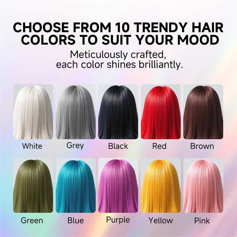 Временная краска для волос. 9 цветов