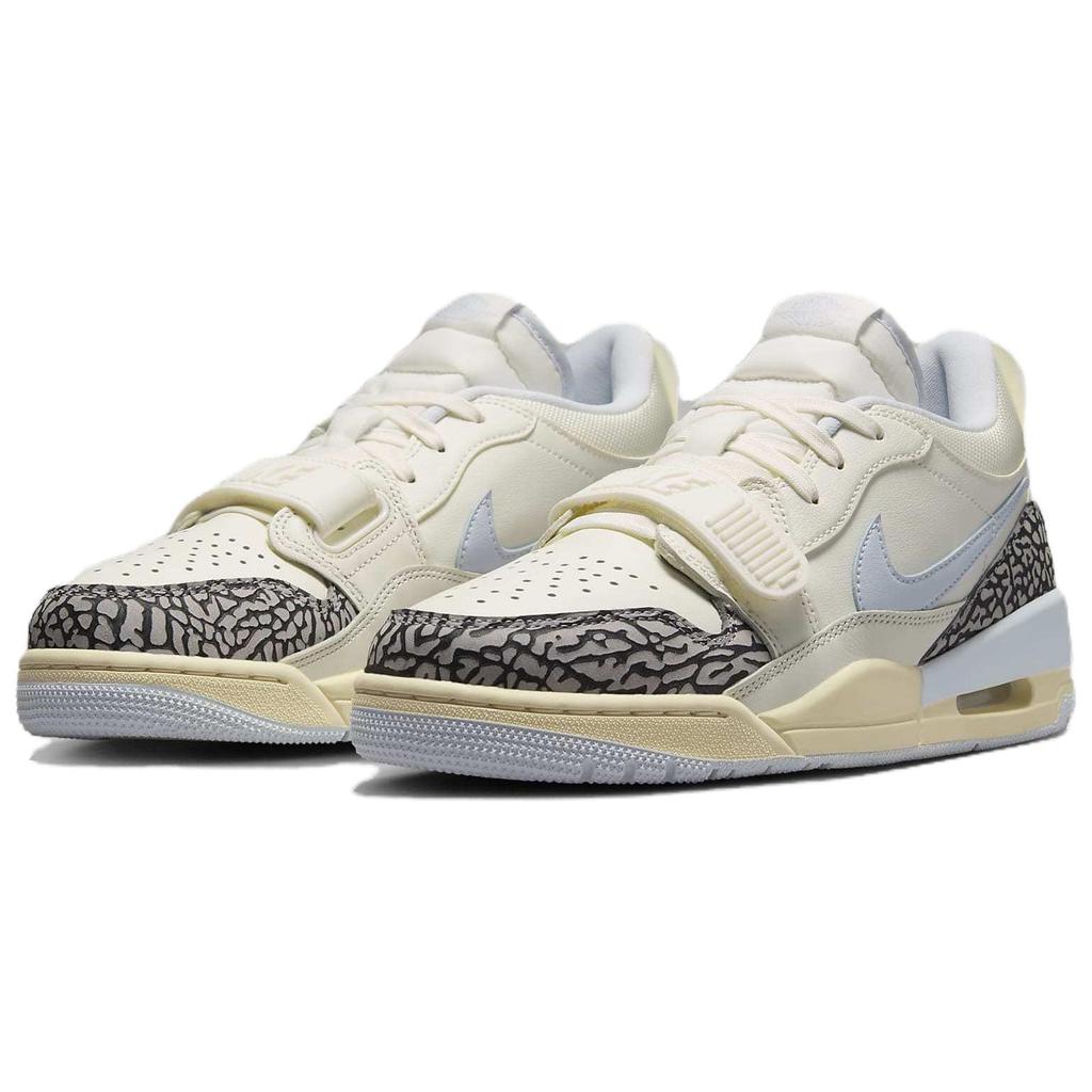 Jordan Legacy 312 Low Sail Cement Grey Black Football Grey Женские FQ7827-101