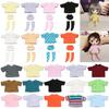 OB11 Doll Clothes Suits Doll Cotton Socks BJD Doll T-shirt 1/11 Doll Panties DIY Doll Clothes