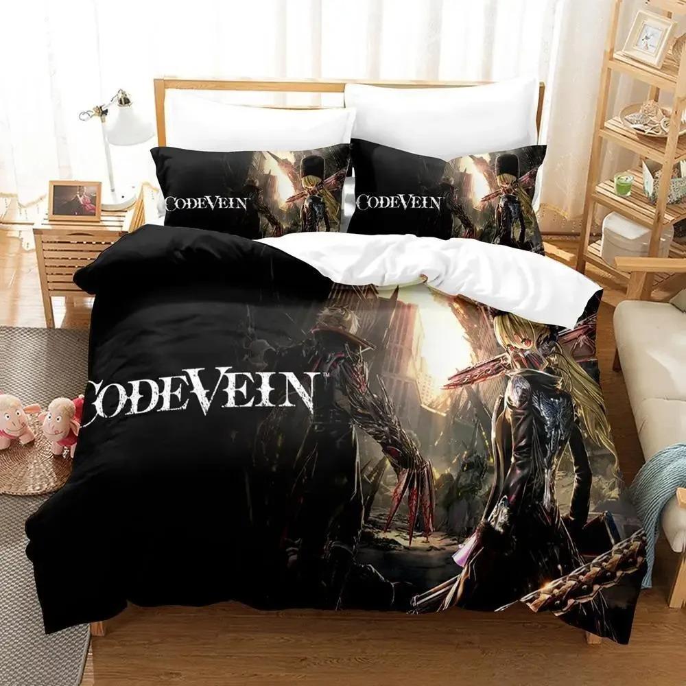 CODE VEIN 3D Аниме Комплект постельного белья Односпальный Полуторный Двуспальный Queen King Размеры Пододеяльник Комплекты для Взрослых Детской Спальни