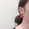 Sweet Lovely Girls Strawberry Heart Cute Fashion Jewelry Ear Stud Earrings Dangle Earrings