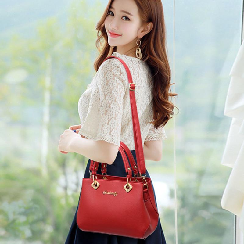 New Women Leather Handbags Ladies Large Tote Bag Female Square Shoulder Bags  Fashion Crossbody Bags
