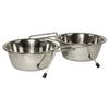 Double Bowl Holder 2x900ml - For Dog