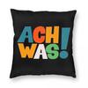 Loriot Oh What Tv Kult German Square Pillowcase Polyester Linen Velvet Pattern Zip Decor Sofa Seater Cushion Cover x