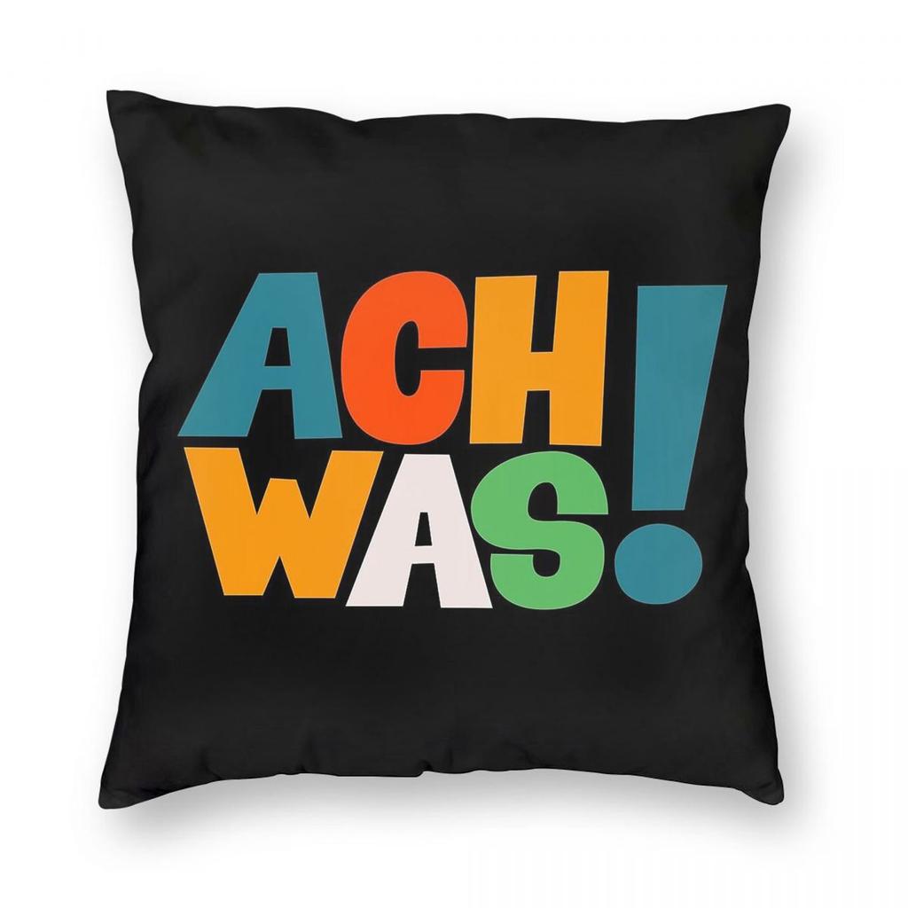 Loriot Oh What Tv Kult German Square Pillowcase Polyester Linen Velvet Pattern Zip Decor Sofa Seater Cushion Cover x