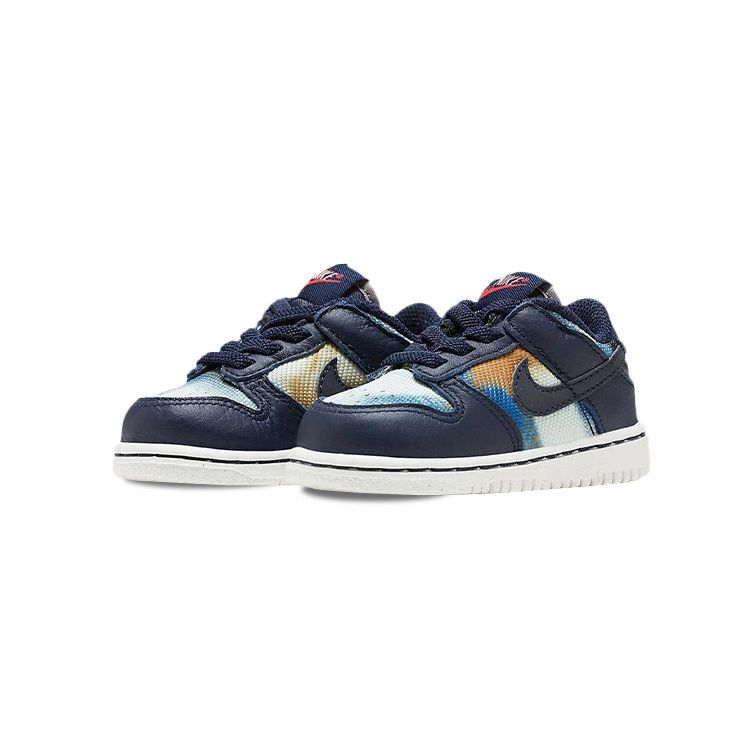 Nike Dunk Low SE TD Graffiti Pack — Детские кроссовки Obsidian Multi-Color Summit-White Sport-Grey DM1048-400