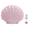 Musical Jewelry Box Cute Shell Shape Retro Style with Makeup Mirror Kids Jewelry Box for Girls