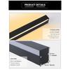 LED Lighting Wall Lamp IP65 Garden AC Long Wall Light Outdoor Waterproof Modern Long Strip 85-256v OutdoorDecoration
