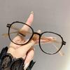 Fashionable Round Ultra Light Reading Glasses Women Anti Blue Light Purple Big Frame Presbyopia Glasses Men Eyewear +1.0 +1.5