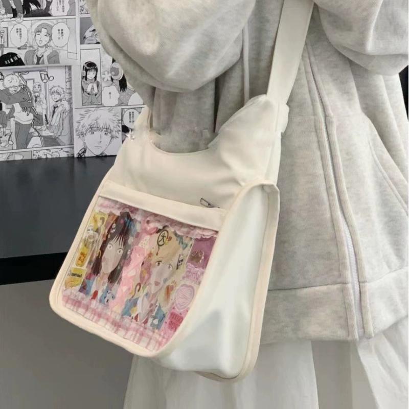 Новые студенческие сумки через плечо, ручная сумка, вместительная, на молнии, модные, с рисунком в корейском стиле, для отдыха, универсальные, квадратные сумки, сумки через плечо