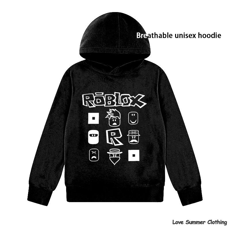 Roblox Hoodie For Pullover Casual Boys Age 414 With Hd Print Thin Boys Pullover Sale Simple Girls Casual Wear Fall Hoodie Long Sleeve Back To School