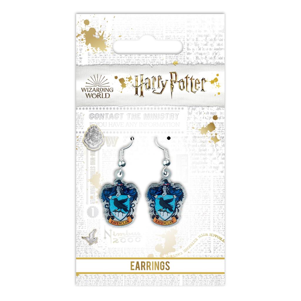 Harry Potter Ravenclaw Crest Drop Earrings