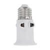 White EU Plug Connector ABS E27 To EU Plug Lamp Holder New Socket Conversion for Lamp