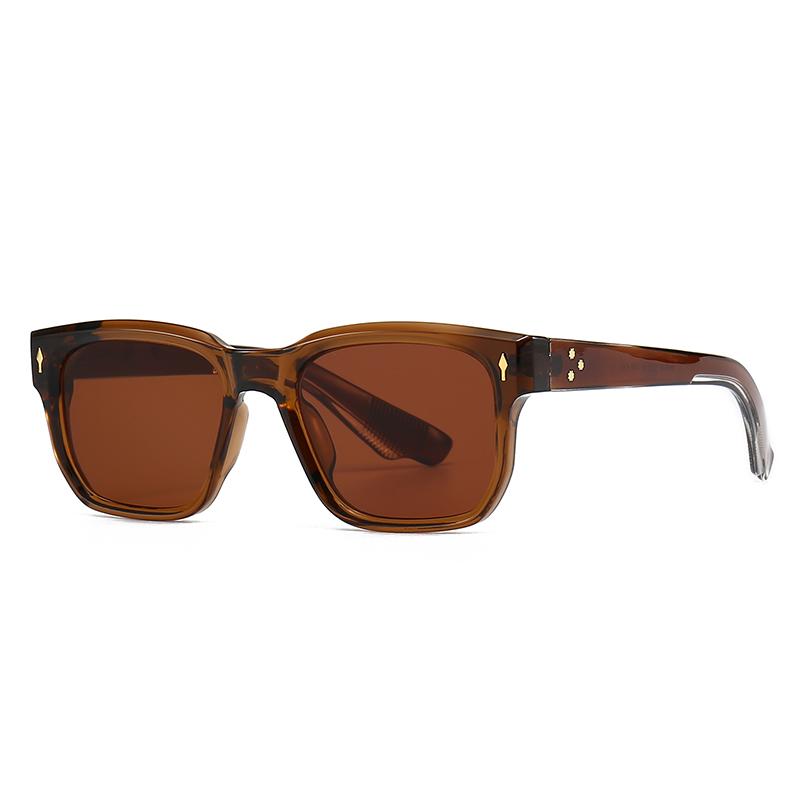 Foreign Trade  Popular Sunglasses With Rice Nails European And American Street Photography Ins Popular Model Square