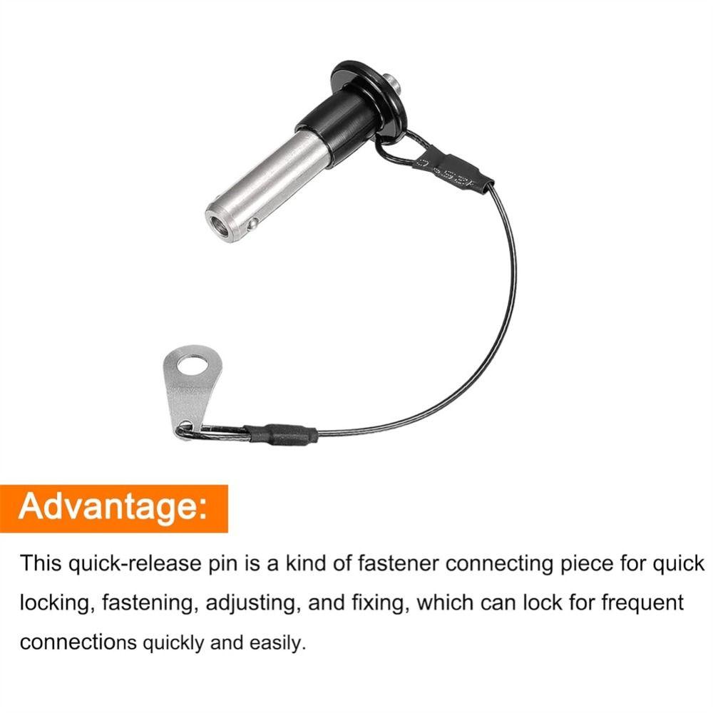 Кнопочный замок из нержавеющей стали, быстросъемный штифт разного размера, прочные шариковые стопорные штифты