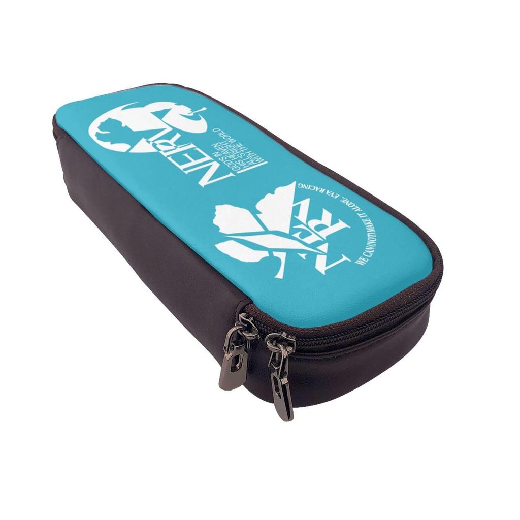 Lonsan PU Канцелярские товары Большой Легкий Простой и Стильный для Студентов и Школы и Офиса Чехол Genesis Evangelion, Вместимость, Дизайн, Со складками,