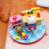 Stock New Kt Cat Worker Figurines Miniature Scenes es Toys Desktop Ornaments Surprise Gifts For Girls' Birthdays