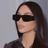 Square Frame Simple Retro Ins Style Fashionable Sunglasses Unisex Suitable for Daily Use