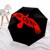1pc The Crow Automatic Umbrella | Portable Foldable 8-Rib Manual Open, Cute Halloween & Christmas Gift for Outdoor, Casual Accessory, Durable Canopy y