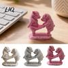 Забавная фигурка свиньи, двойной тянущийся орнамент, мини-размер, 3D-печатная фигурка, крошечное офисное украшение, исцеляющая настольная декоративная скульптура, для