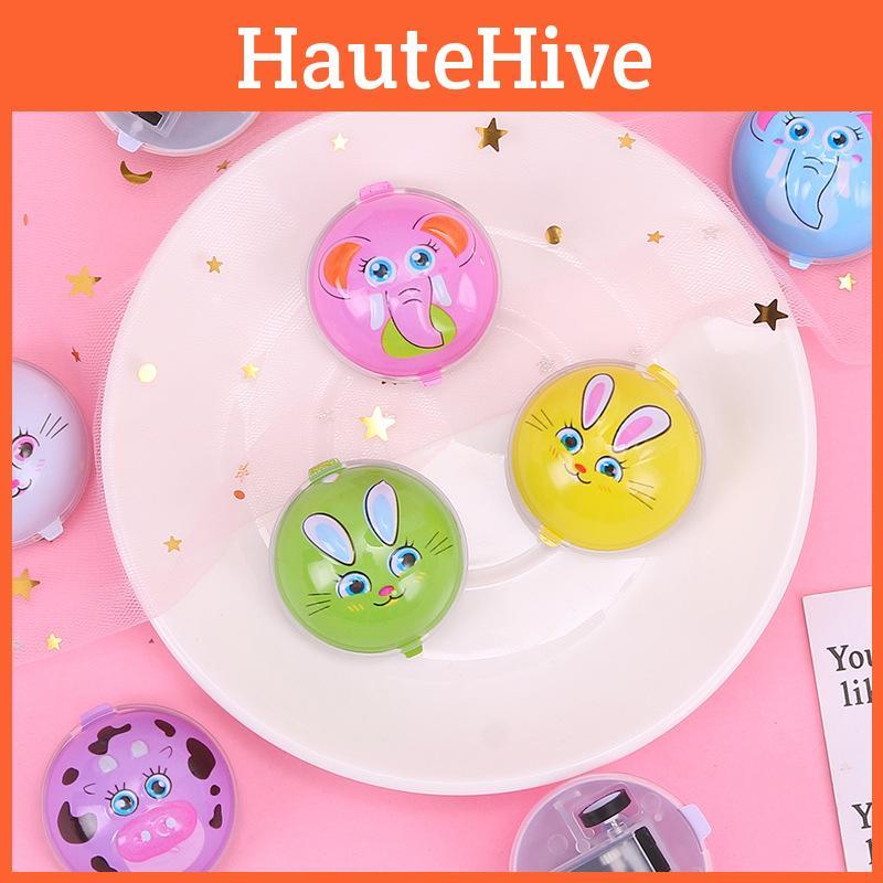 Chick Rabbit Cartoon Plastic Semi Circle Mini Animal Car Toy Parent Child Play