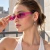 Trendy Small Frame Sunglasse Punk Vintage Eyewear Unisex Accessories Oval Frame Eyeglasses  Outdoor