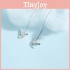 Yixuan Sparkling Diamond Origami Crane Ear Threader Popular Chain Design Element