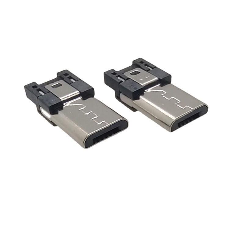 Разъем Micro USB 5-контактный штекер для пайки