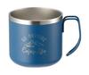 CAPTAIN STAG Кружка Двойная из нержавеющей стали с вакуумной изоляцией 350 мл Синяя Monte Горячая/Холодная UE-3433