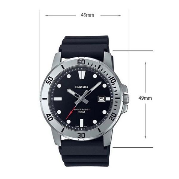 Casio Мужские часы с уретановым ремешком MTP-VD01-1E